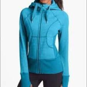 ZELLA Royal Blue Essentials Medium Weight Full Zip Hooded Sweatshirt Large